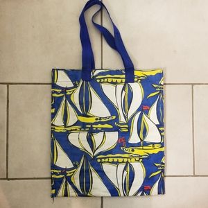 "Shop's Ahoy" Lilly Pulitzer Shopping Tote